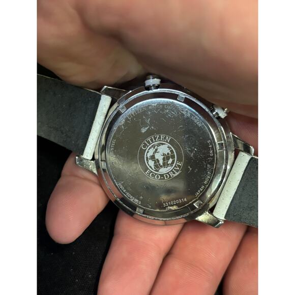 Citizen Eco-Drive White Mens Watch! It Works! main image 5